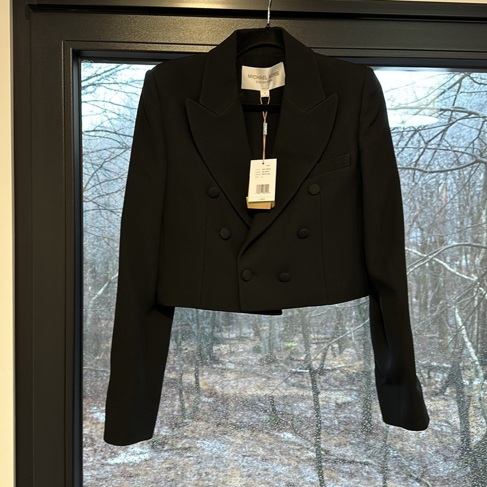 Michael Kors size 8 black jacket